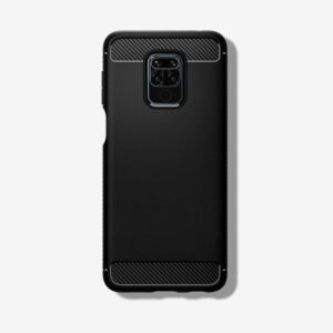 eng pl Carbon Case Flexible Cover TPU Case for Xiaomi Redmi 10X 4G Xiaomi Redmi Note 9 black 60847 7 2