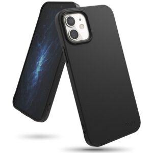 eng pl Ringke Air S Ultra Thin Cover Gel TPU Case for iPhone 12 mini black ADAP0025 63899 2