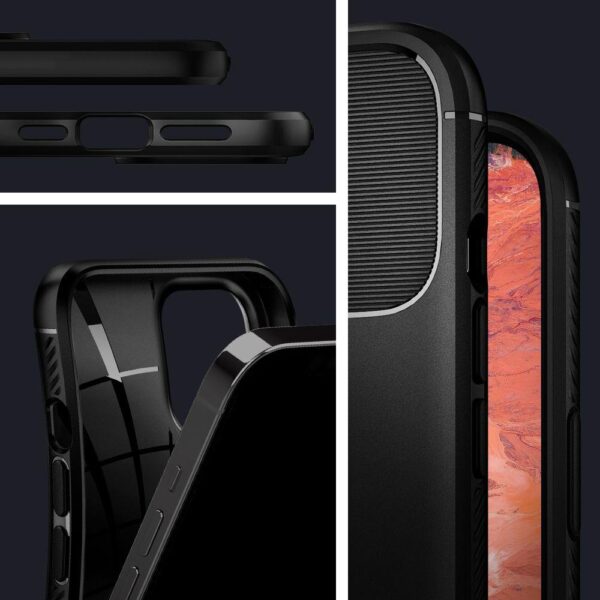 eng pl Spigen Rugged Armor Iphone 12 Pro Max Matte Black 64687 7