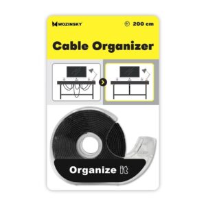 eng pl Wozinsky straps cable organizer 2 m Hook and Loop black WVO2MBK 62306 2