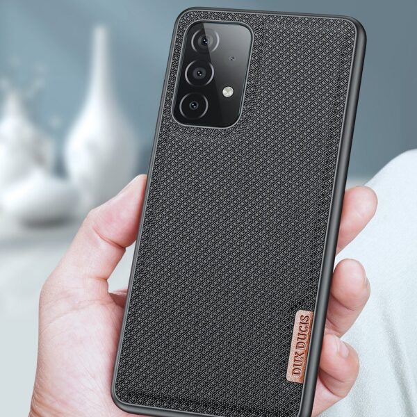 eng pl Dux Ducis Fino case covered with nylon material for Samsung Galaxy A72 4G black 68240 14