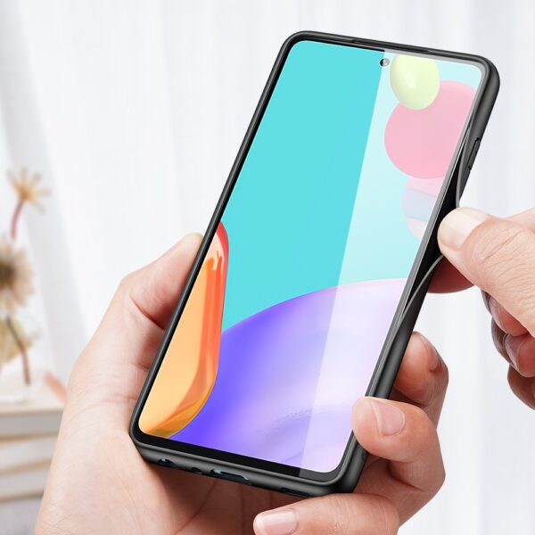 eng pl Dux Ducis Fino case covered with nylon material for Samsung Galaxy A72 4G black 68240 7