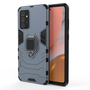 eng pl Ring Armor Case Kickstand Tough Rugged Cover for Samsung Galaxy A72 4G blue 67244 8