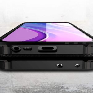 eng pl Hybrid Armor Case Tough Rugged Cover for Xiaomi Redmi 9 black 62852 3