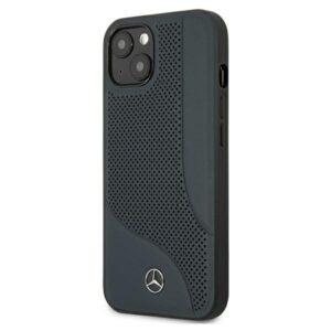 eng pl Mercedes MEHCP13MCDONA iPhone 13 6 1 granatowy navy hardcase Leather Perforated Area 81846 2 1