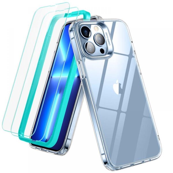 eng pl ESR CLASSIC HYBRID amp SCREEN SHIELD IPHONE 13 PRO CLEAR 82161 13