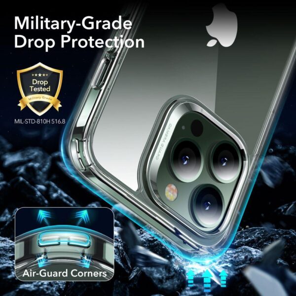 eng pl ESR CLASSIC HYBRID amp SCREEN SHIELD IPHONE 13 PRO CLEAR 82161 4