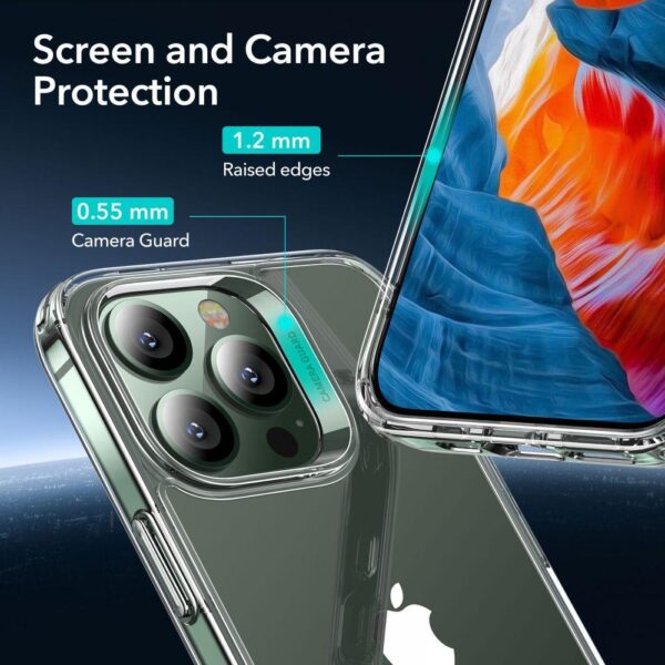 eng pl ESR CLASSIC HYBRID amp SCREEN SHIELD IPHONE 13 PRO CLEAR 82161 5