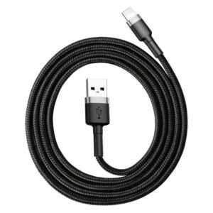 Baseus Cafule USB Lightning kabel 2.4A 50 cm (sivo+crno)
