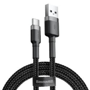 Baseus Cafule kabel USB na USB-C 3A 1m (sivo+crno)