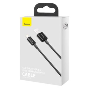 Baseus Superior Series kabel USB na iPhone 2.4A 1m (crni)