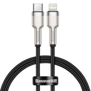 Baseus Cafule USB-C kabel na Lightning PD 20W 25 cm (crni)