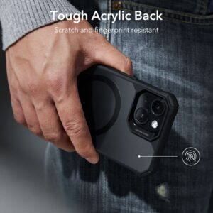 ESR AIR ARMOR HALOLOCK MAGSAFE MASKA ZA IPHONE 14 PLUS FROSTED BLACK - Image 5