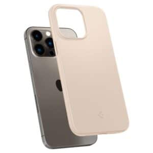 Spigen - Thin Fit - iPhone 14 Pro Max - Sand Beige - Image 2