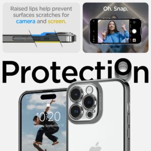 SPIGEN OPTIK CRYSTAL ZA IPHONE 14 PRO MAX CHROME GREY - Image 4