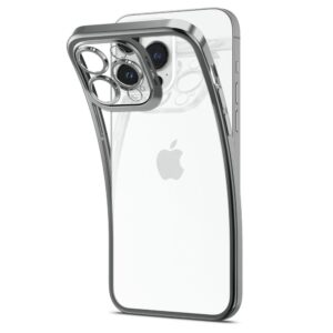 SPIGEN OPTIK CRYSTAL ZA IPHONE 14 PRO MAX CHROME GREY - Image 9