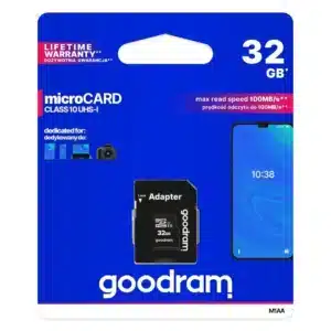 Memorijska kartica GOODRAM microSD SD 32GB CLASS 10 UHS I 100MB/s s adapterom