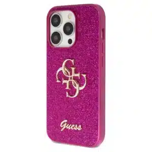 Originalna GUESS Hardcase GUHCP15LHG4SGU torbica za iPhone 15 Pro (Fixed Glitter Big 4G / ljubičasta) - Image 7