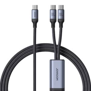JoyRoom - Kabel za punjenje serije Speedy (SA21-1T2) - Type-C do 2x USB-C- brzo punjenje-100 W- 150 cm - crni