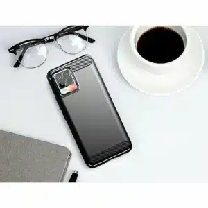 Techsuit Carbon Silicone maska za Realme 8 4G / 8 Pro 4G – crna - Image 4