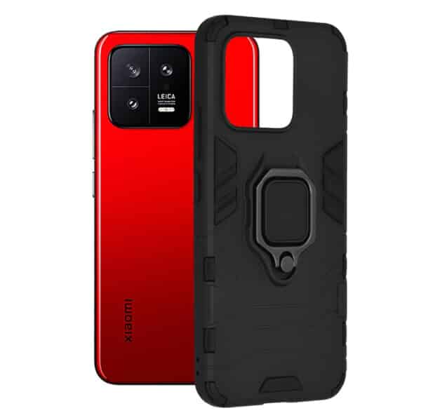190365 Techsuit Silicone Shield maska za Xiaomi 13 - crna
