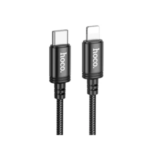 USB C na Lightning kabel Hoco PD 27W 2m X89 crni