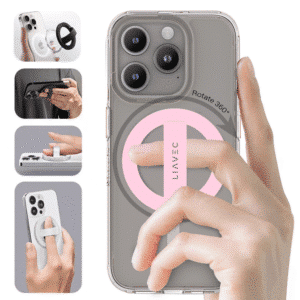 Liavec Ring držač za mobitel Magsafe pink