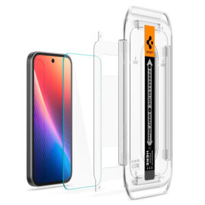 Spigen - Glas.tR EZ-FIT AGL08938 (pakiranje od 2 kom) za Google Pixel 9a - Prozirno - Image 4