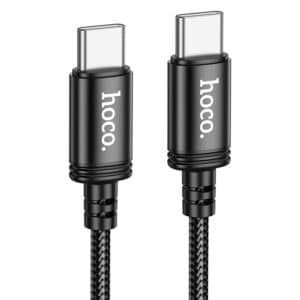 USB C na USB C kabel Hoco PD 3A 60W 3m X91 crni