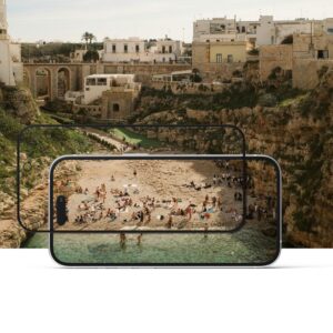Kaljeno staklo Ringke Easy Slide (2 kom) za iPhone 16 Pro Max - Privacy - Image 4