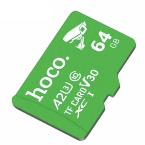 Memorijska kartica microSD 64GB klasa 10 UH-1 U3 V30 A2 Hoco zelena