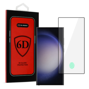 Kaljeno staklo Tel Protect 6D za SAMSUNG GALAXY S23 ULTRA (s otključavanjem otiskom prsta)