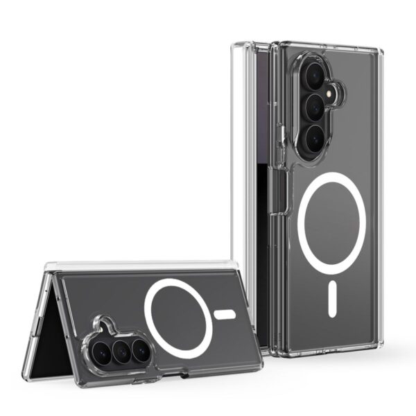 6980053730335_1 DUX DUCIS maskica CLIN MAG kompatibilna s MagSafeom za Samsung Z Fold 8 Ultra – prozirna